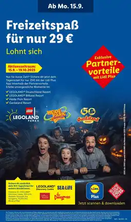 Lidl Legoland legoland deutschland resort Angebot