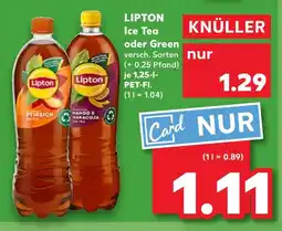 Kaufland Lipton ice tea pfirsich Angebot