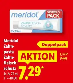 Lidl Meridol zahnpasta zahnfleischschutz doppelpack Angebot