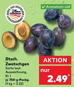 Kaufland Dtsch. zwetschgen Angebot