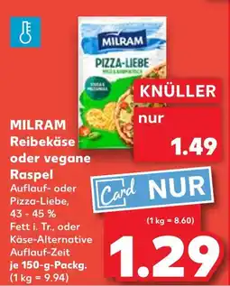 Kaufland Milram reibekäse Angebot