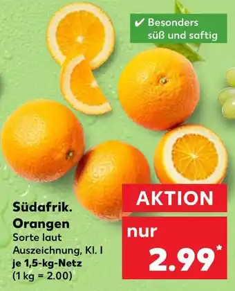 Kaufland Südafrik. orangen Angebot