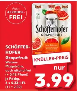 Kaufland Schöfferhofer grapefruit weizen-mixgetränk Angebot