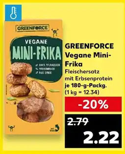 Kaufland Greenforce vegane mini-frika Angebot