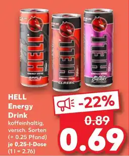 Kaufland Hell energy drink apple Angebot