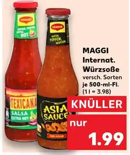 Kaufland Maggi internat. würzsoße texicana salsa extra hot Angebot