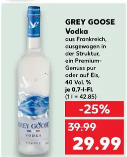 Kaufland Grey goose vodka Angebot