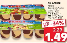 Kaufland Dr. oetker paula minis Angebot