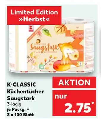 Kaufland K-classic küchentücher saugstark Angebot