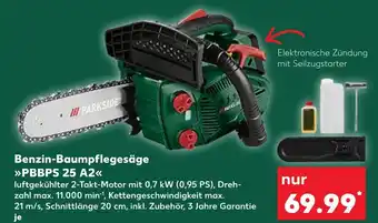 Kaufland Parkside benzin-baumpflegesäge pbbps 25 a2 Angebot