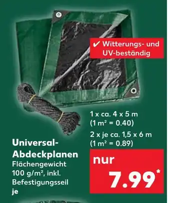 Kaufland Universal-abdeckplanen Angebot