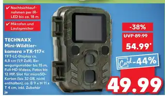 Kaufland Technaxx mini-wildtierkamera tx-117 Angebot