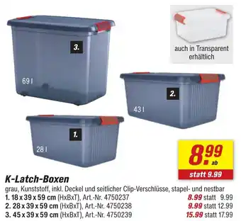 toom Baumarkt K-Latch-Boxen Angebot