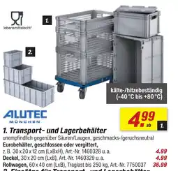 toom Baumarkt ALUTEC 1. Transport- und Lagerbehälter Angebot