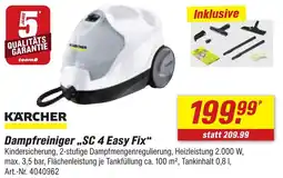 toom Baumarkt KÄRCHER Dampfreiniger "SC 4 Easy Fix" Angebot