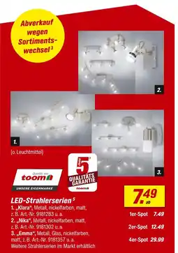 toom Baumarkt Toom led-strahlerserien Angebot