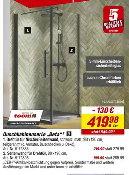 toom Baumarkt Toom drehtür für nische/seitenwand Angebot