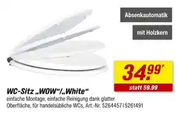 toom Baumarkt Wc-sitz wow white Angebot