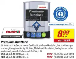 toom Baumarkt toom Premium-Buntlack Angebot