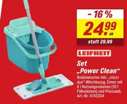 toom Baumarkt LEIFHEIT „,Power Clean" Angebot
