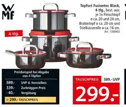 Zurbrüggen Wmf topfset fusiontec black Angebot