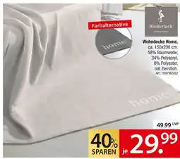 Zurbrüggen Biederlack wohndecke home Angebot