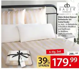 Zurbrüggen Bauer germany mako-brokat-damast bettwäsche set como/tender Angebot