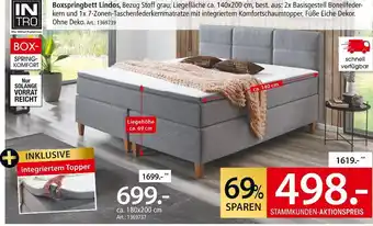 Zurbrüggen Intro boxspringbett lindos Angebot