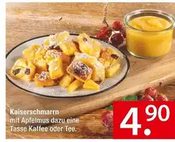 Zurbrüggen Kaiserschmarrn mit apfelmus Angebot