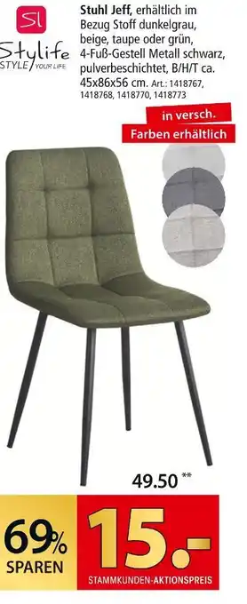 Zurbrüggen Stylife stuhl jeff Angebot