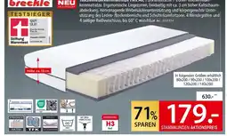 Zurbrüggen Breckle taschenfederkernmatratze flex air Angebot