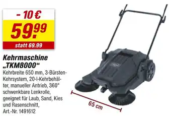 toom Baumarkt Kehrmaschine tkm8000 Angebot