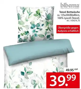 Zurbrüggen Biberna tencel bettwäsche Angebot