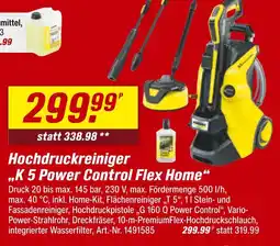 toom Baumarkt Hochdruckreiniger k 5 power control flex home Angebot
