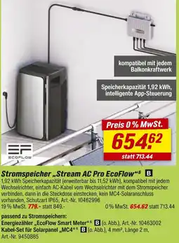 toom Baumarkt Ecoflow stromspeicher „stream ac pro ecoflow“ Angebot