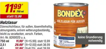 toom Baumarkt Bondex holzlasur Angebot