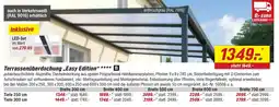 toom Baumarkt Terrassenüberdachung „,Easy Edition" Angebot