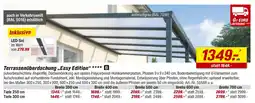 toom Baumarkt Terrassenüberdachung easy edition Angebot