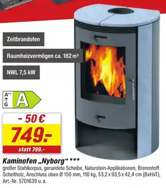 toom Baumarkt Kaminofen „Nyborg" Angebot