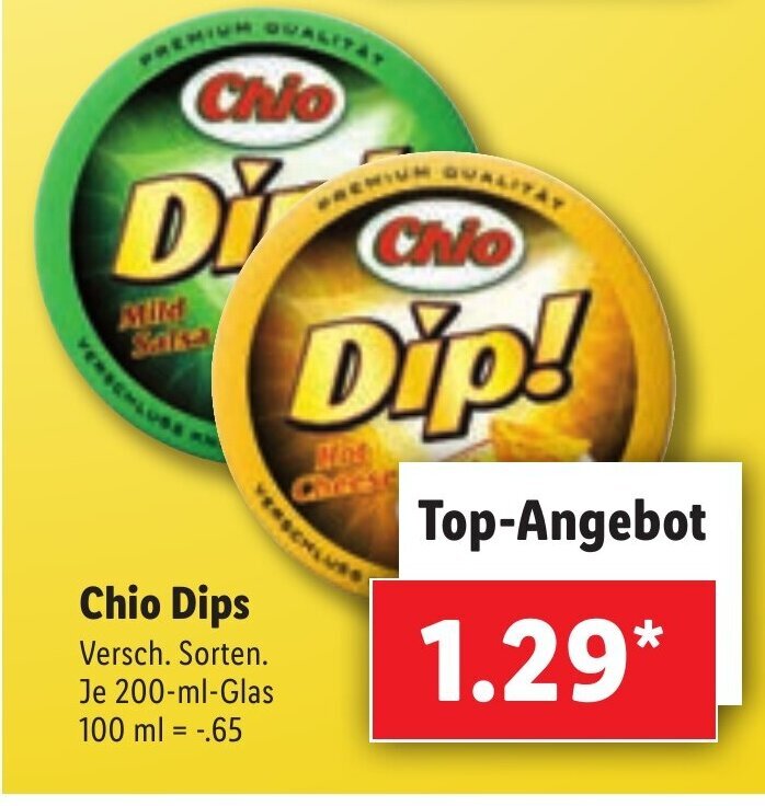 Chio Dips Angebot bei Lidl