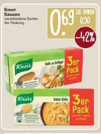 WEZ Knorr Saucen Angebot