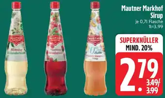 Edeka Mautner Markhof Sirup Angebot