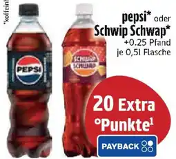 Edeka pepsi oder Schwip Schwap Angebot