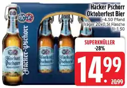 Edeka Hacker Pschorr Oktoberfest Bier Angebot