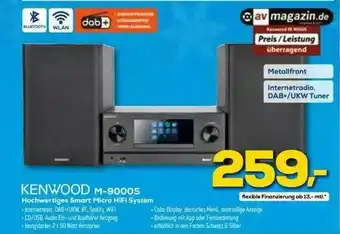 Euronics XXL Kenwood M-9000s Hochwertiges Smart Micro Hifi System Angebot