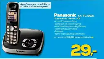 Euronics XXL Panasonic Kx-tg 6521 Angebot