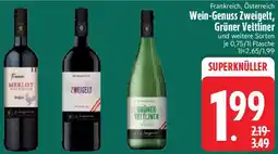 Edeka Wein-Genuss Zweigelt, Grüner Veltliner Angebot