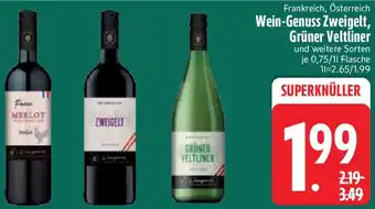 Edeka Wein-Genuss Zweigelt, Grüner Veltliner Angebot