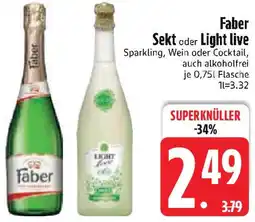Edeka Faber Sekt oder Light live Angebot
