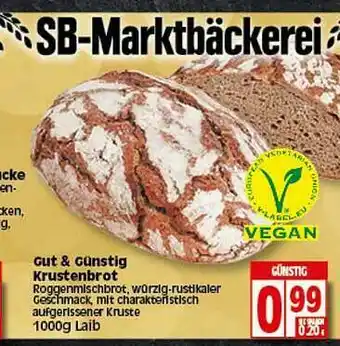 Elli Markt Gut & Günstig Krustenbrot Angebot